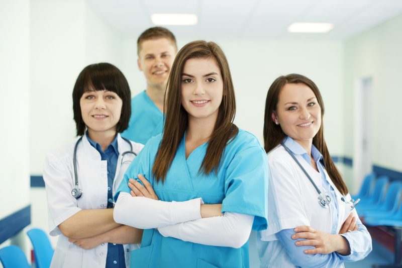 Successful medical team Successful medical team